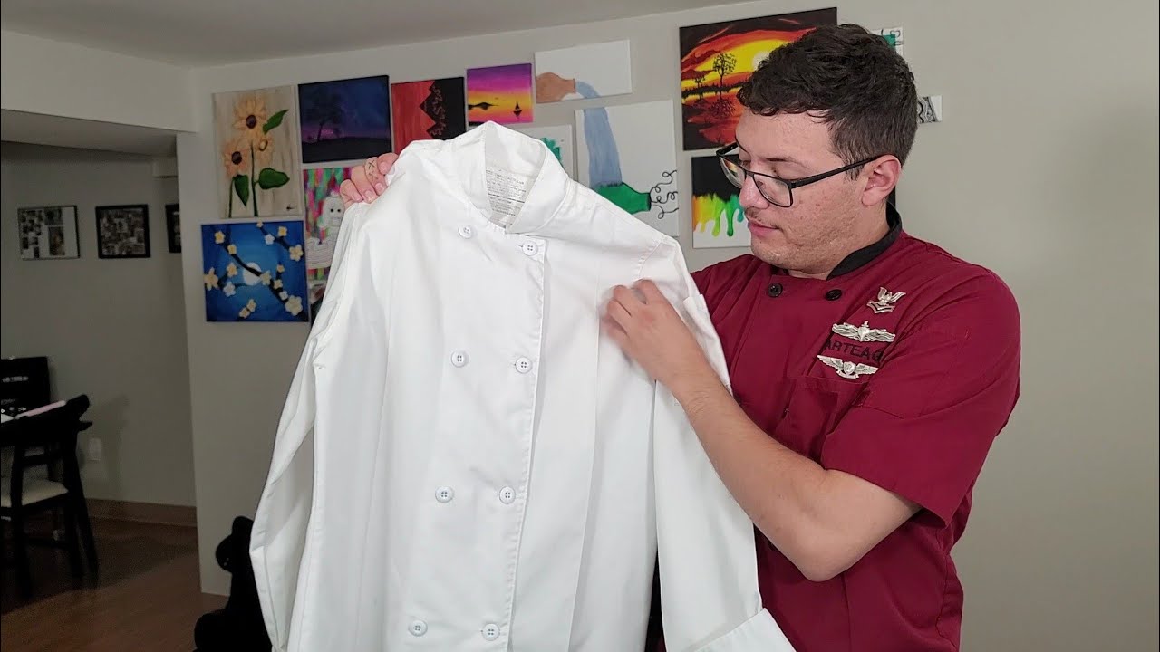 How to iron creases on your chef coat