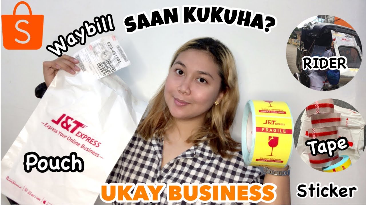 PAANO MAG ARRANGE NG PICKUP SA SHOPEE! (POUCH, WAYBILL, TAPE, STICKER) | Thatsmarya
