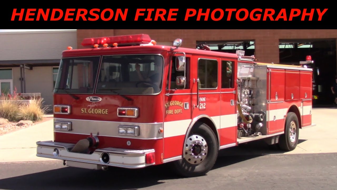 **CODE 3 VCON!!** Engine 212 Responding - St. George Fire Department