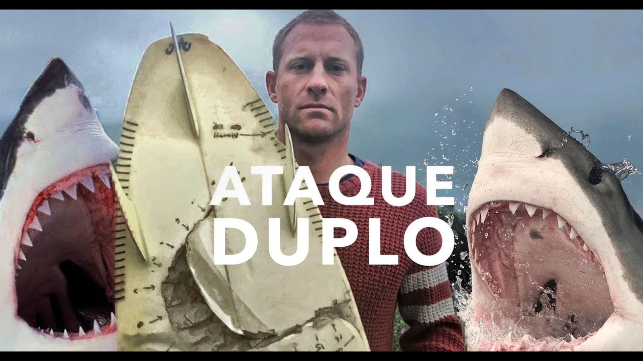 O SOBREVIVENTE de um ataque duplo de TUBARÕES BRANCOS