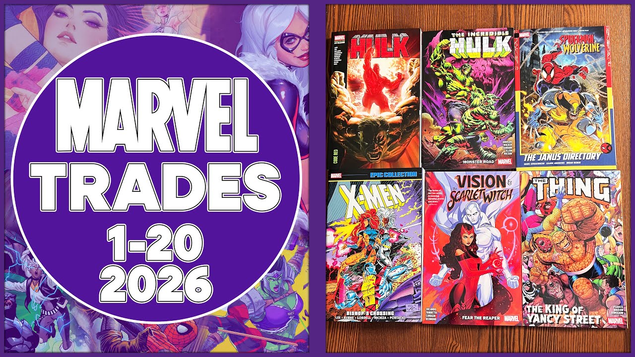 Marvel 1/20/26| X-Men Epic Collection: Bishop's Crossing | Hulk Modern Era Epic Collection: Code Red