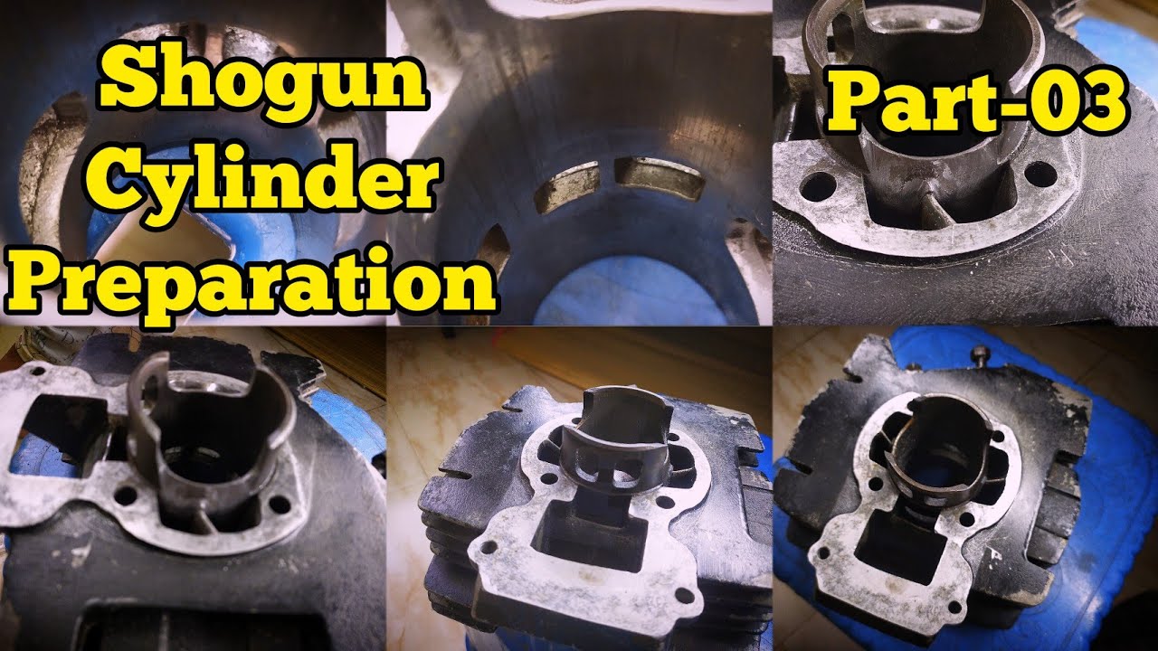 Suzuki Shogun❌️Engine Restoration‼️Part-03❌️Cylinder preparation