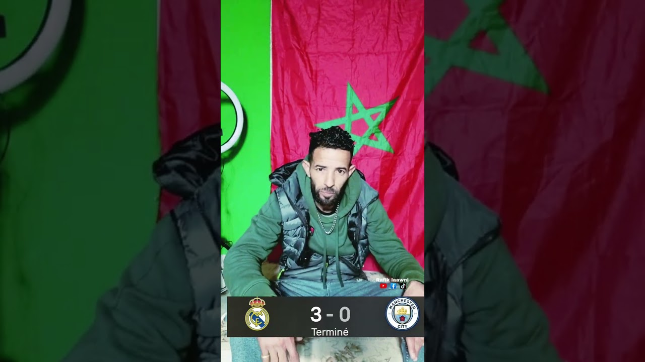 ملك اروبا عاد ريال 3-0 سيتي . بيس جبد حال برد 🤣🏃