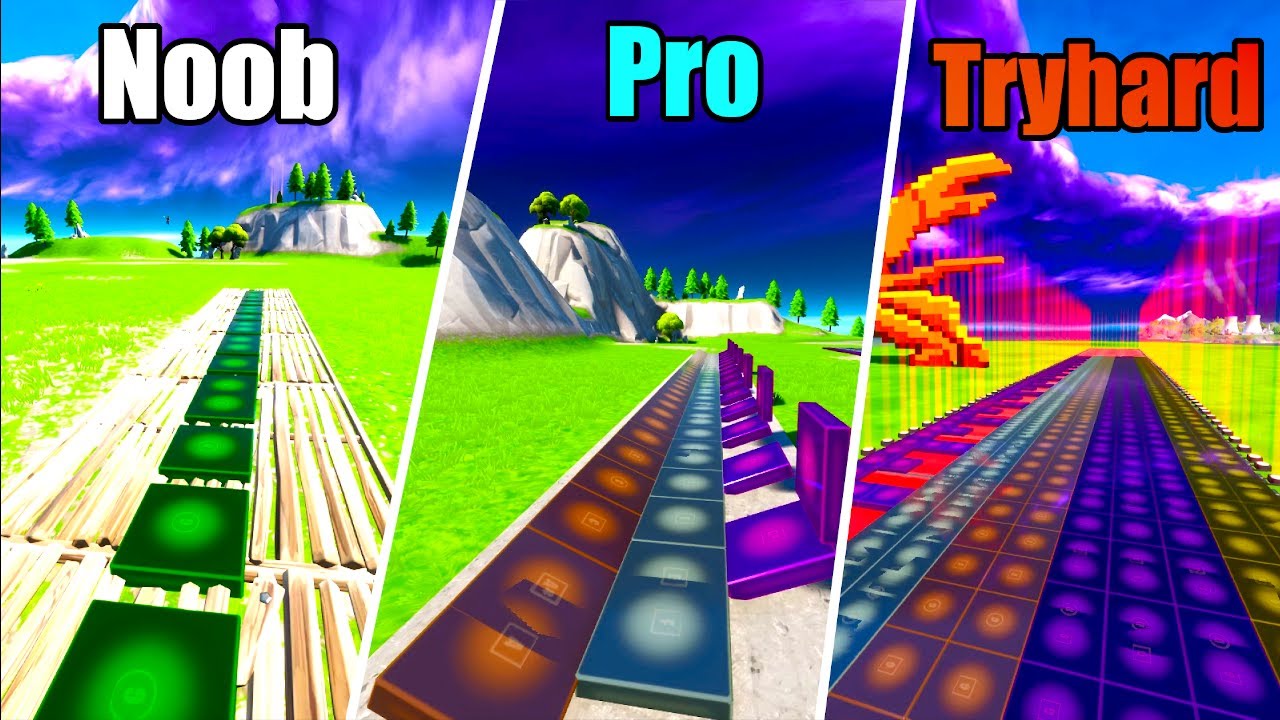 Crab Rave Noob vs Pro vs Tryhard (Fortnite Music Blocks) - With Code