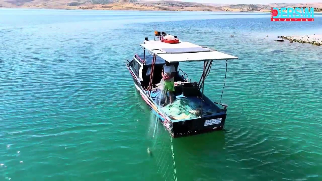 Denizi olmayan Tunceli'de balık avlayarak ayda 200 bin lira kazanıyor