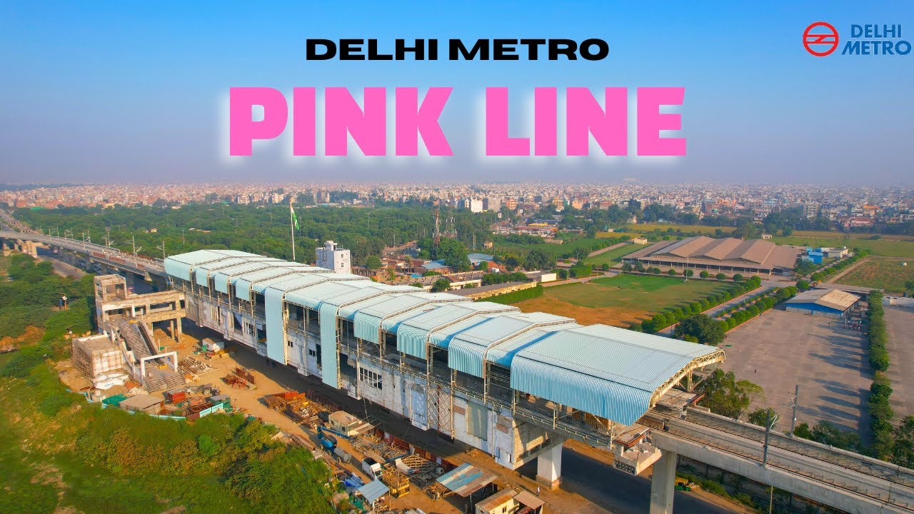 Delhi Metro Pink Line Extension : October 2024 Update | Good Progress 🔥😍 #detoxtraveller