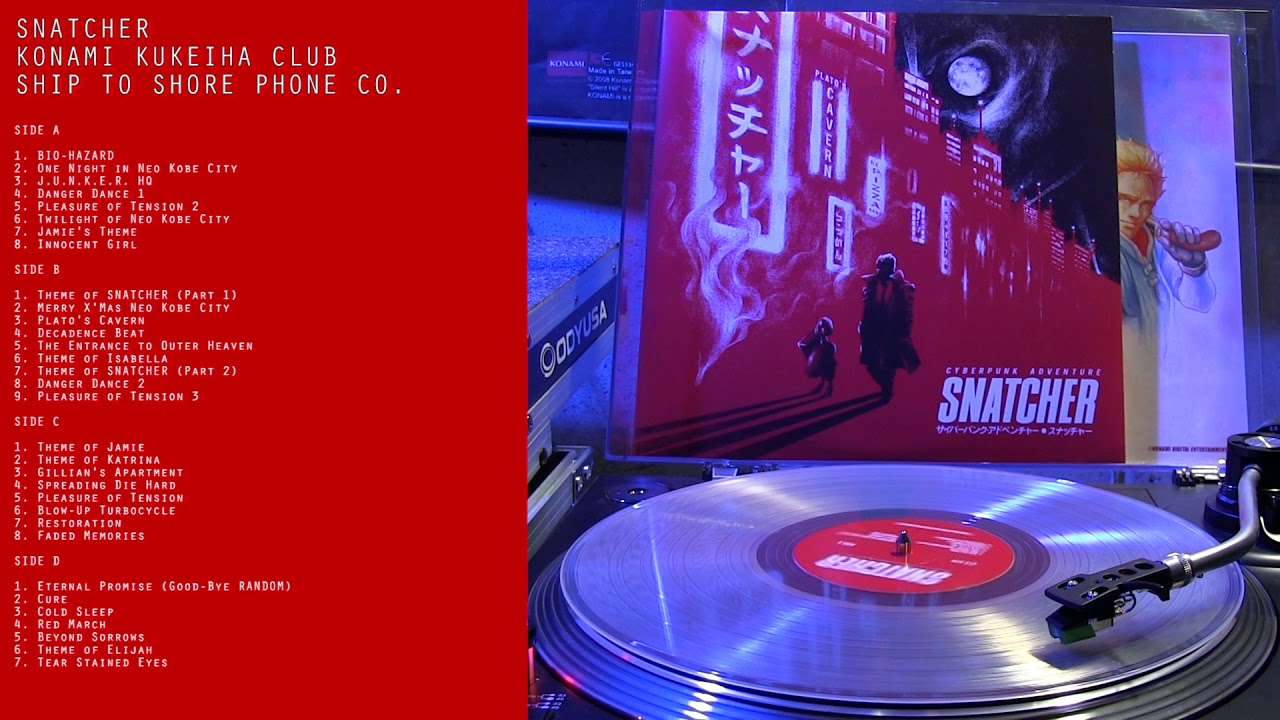Snatcher Vinyl Soundtrack - Bleeps On Wax- GAMER LOGIC
