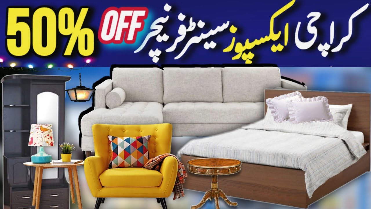 BIGGEST Expo In Karachi 😲😲 | Flat 50% Off | Pakistan Lifestyle Furniture Expo | Tax Free Furniture