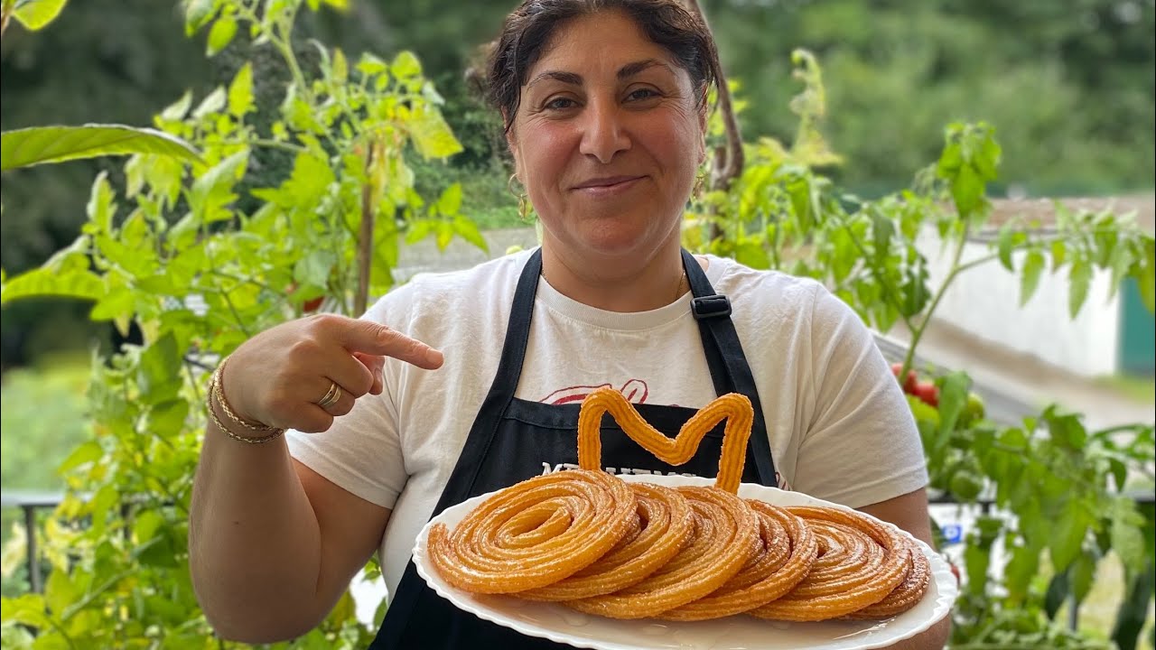 heute Halka tatlısı 💯 Süße Spritzringe 😍 tatliye badayi