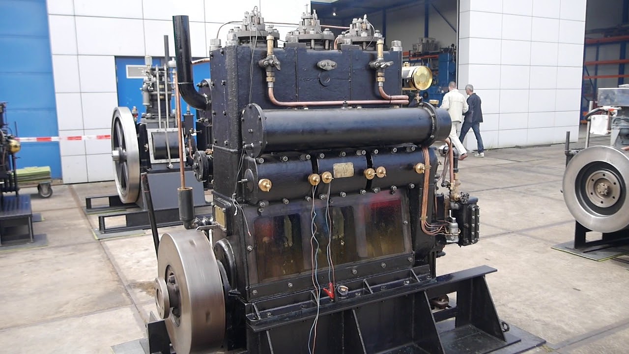 Bolnes,3HS160,Dieselmotor,Station&auml;rmotor,stationary engine,Schiffsmotor