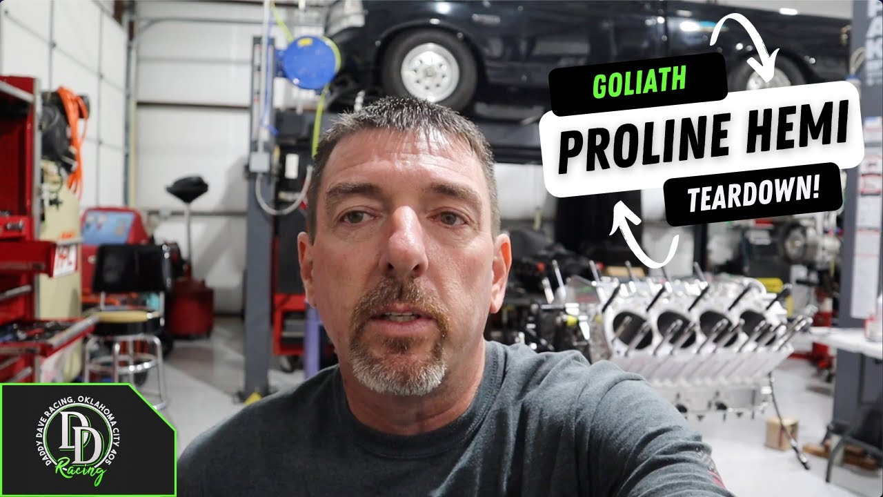 Daddy Dave tears down Proline Hemi Engine from Goliath