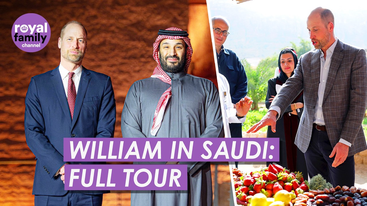 Prince William’s FULL Saudi Arabia Tour From Riyadh to AlUla