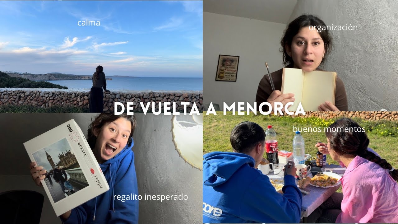 VLOG: Una semana conmigo de vuelta a Menorca | Ángela Soto