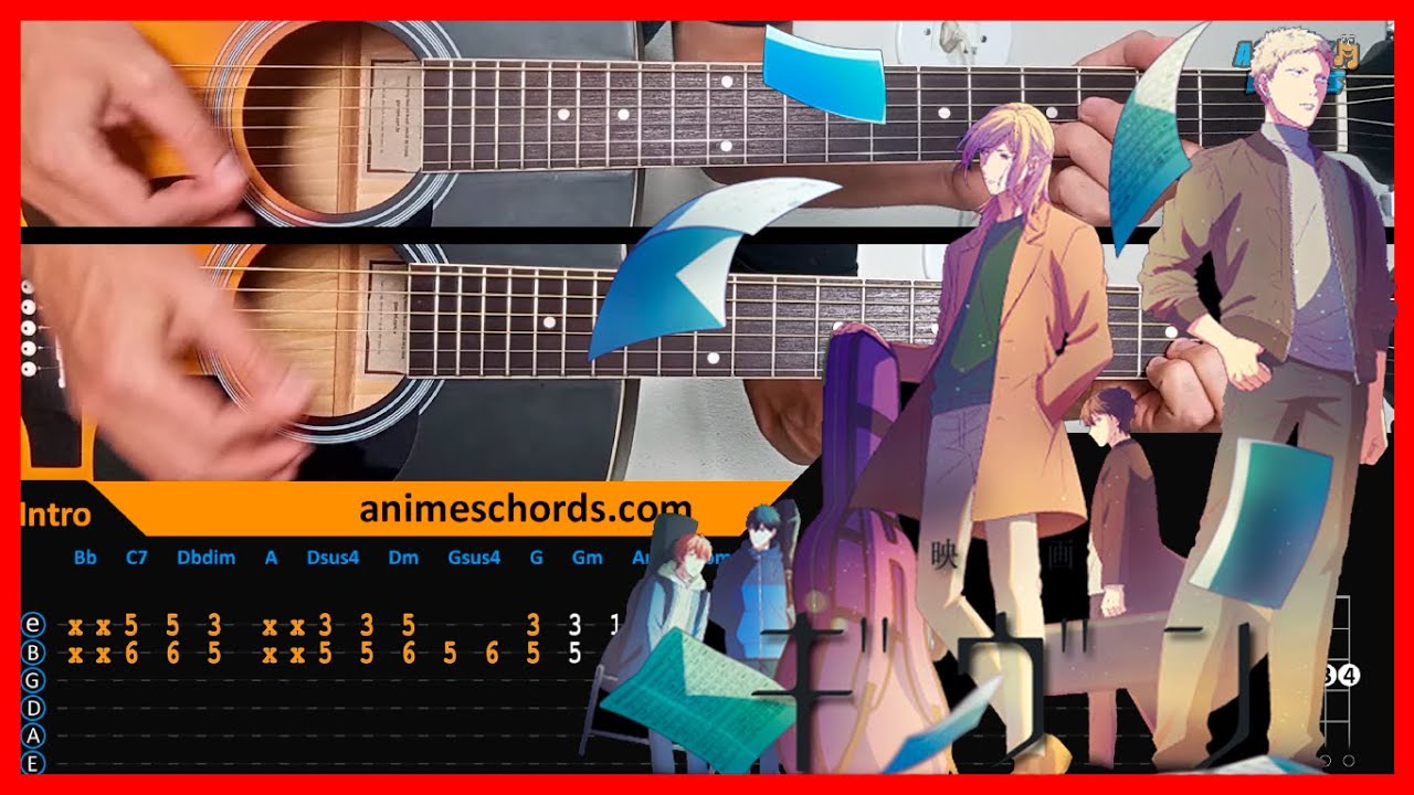 Given OST - Fuyu no Hanashi | Acoustic Guitar Lesson [Tutorial + TAB + CHORDS]