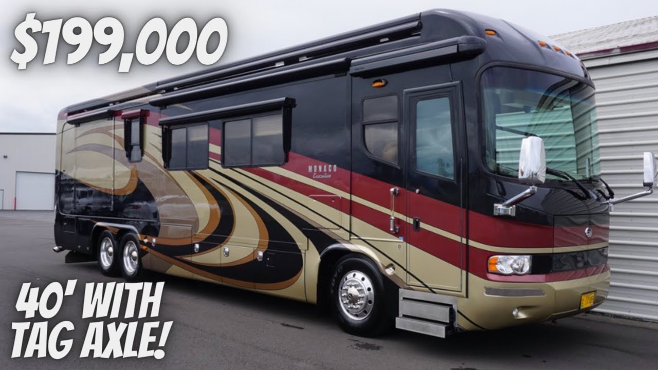 COMPLETE TOUR OF 2009 MONACO EXECUTIVE WITH CUMMINS 650 FOR SALE FOR $199,000