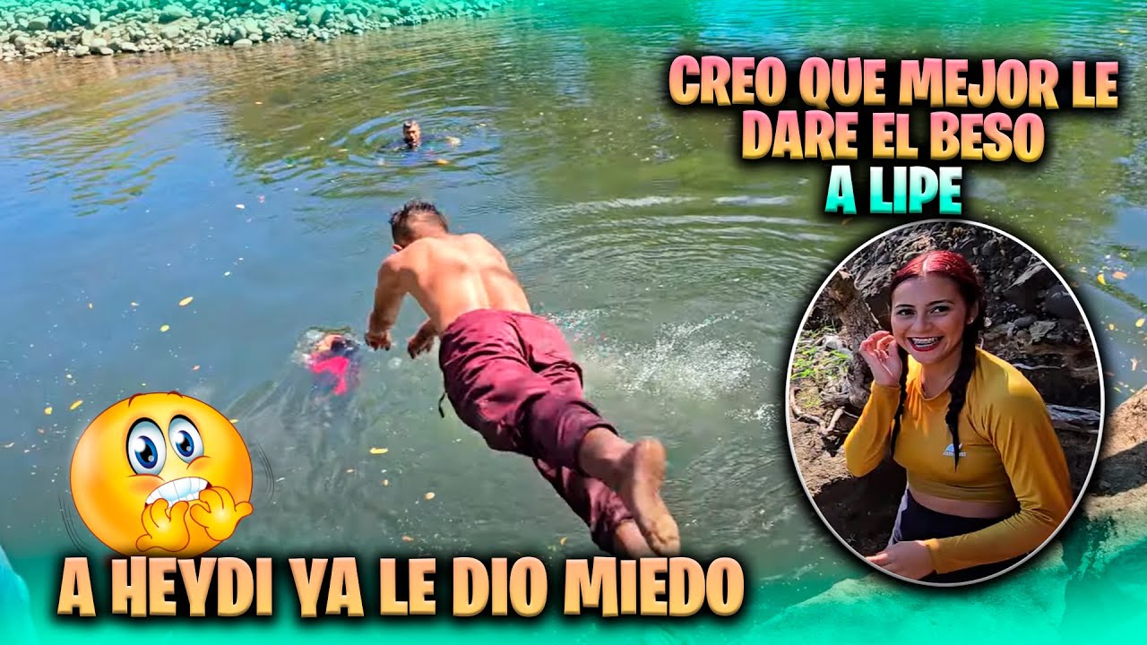Felipe retó a Heydi y si no le tiene que dar un beso. Nayeli es experta para nadar bajo el agua