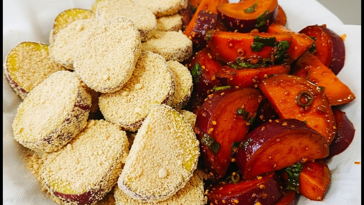 고구마 이렇게 하면 굽거나 삶는 것보다 10배 맛있습니다