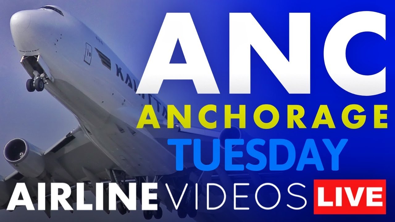 🔴LIVE Plane Spotting at Ted Stevens Anchorage International Airport (ANC)