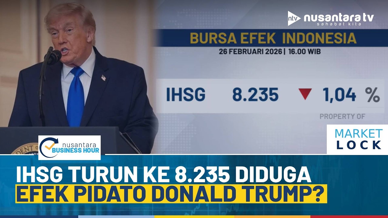 IHSG Ambruk 1,04% ke 8.235, Sektor Teknologi dan Energi Tekor di Zona Merah | NBH