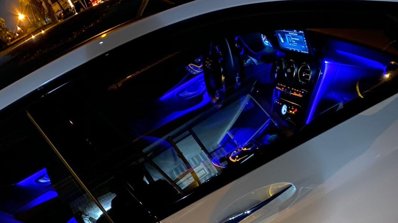 Mercedes-Benz C Class Interior Ambient Lighting / AMG Line