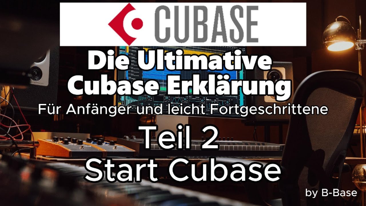 Cubase Erklärung - Video 2 - Der Start