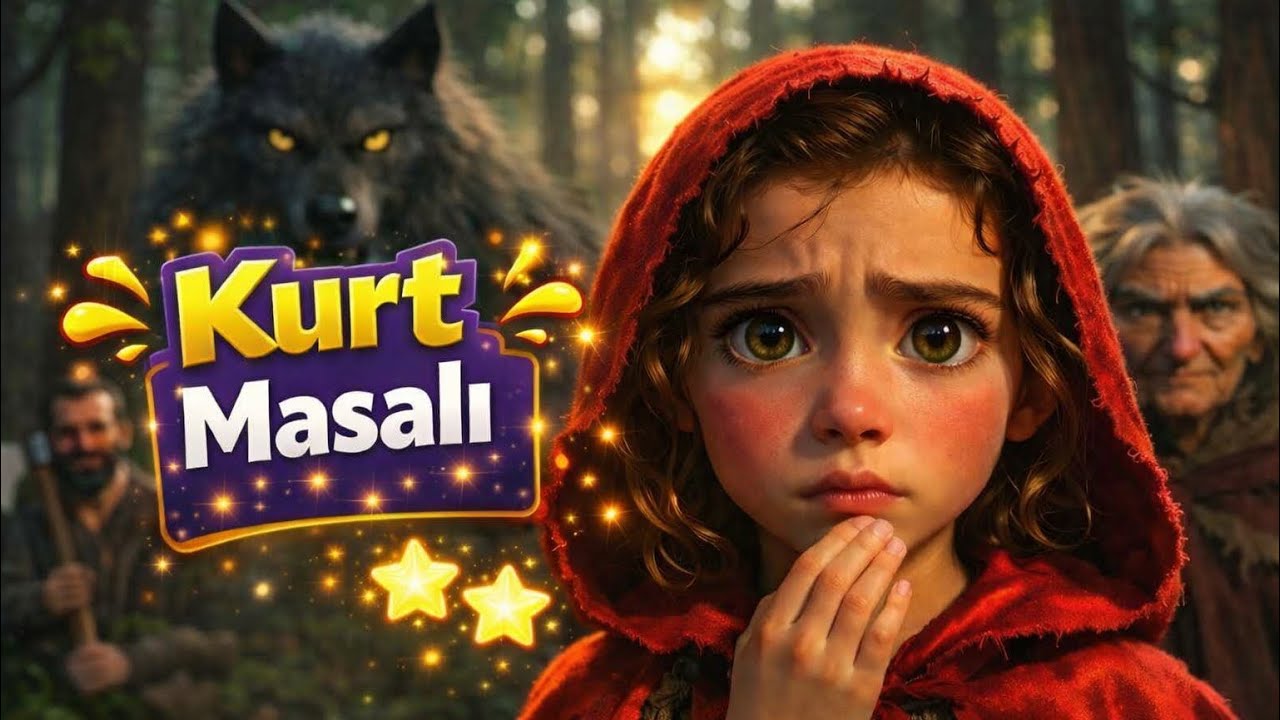 Kırmızı Başlıklı Kız 🌲🧒 🐺| Hikayeleri Tanıyalım 📖