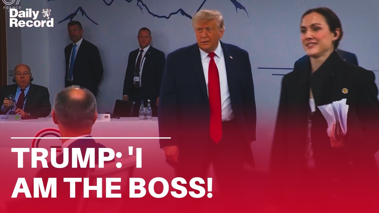 'I am the BOSS!' - Donald Trump tells Keir Starmer and G7 counterparts