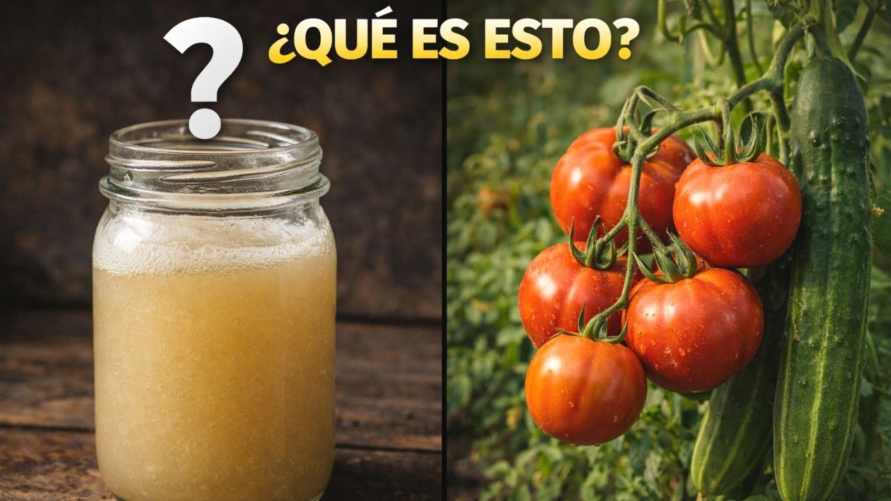 Este líquido disparó el crecimiento de pepinos y tomates