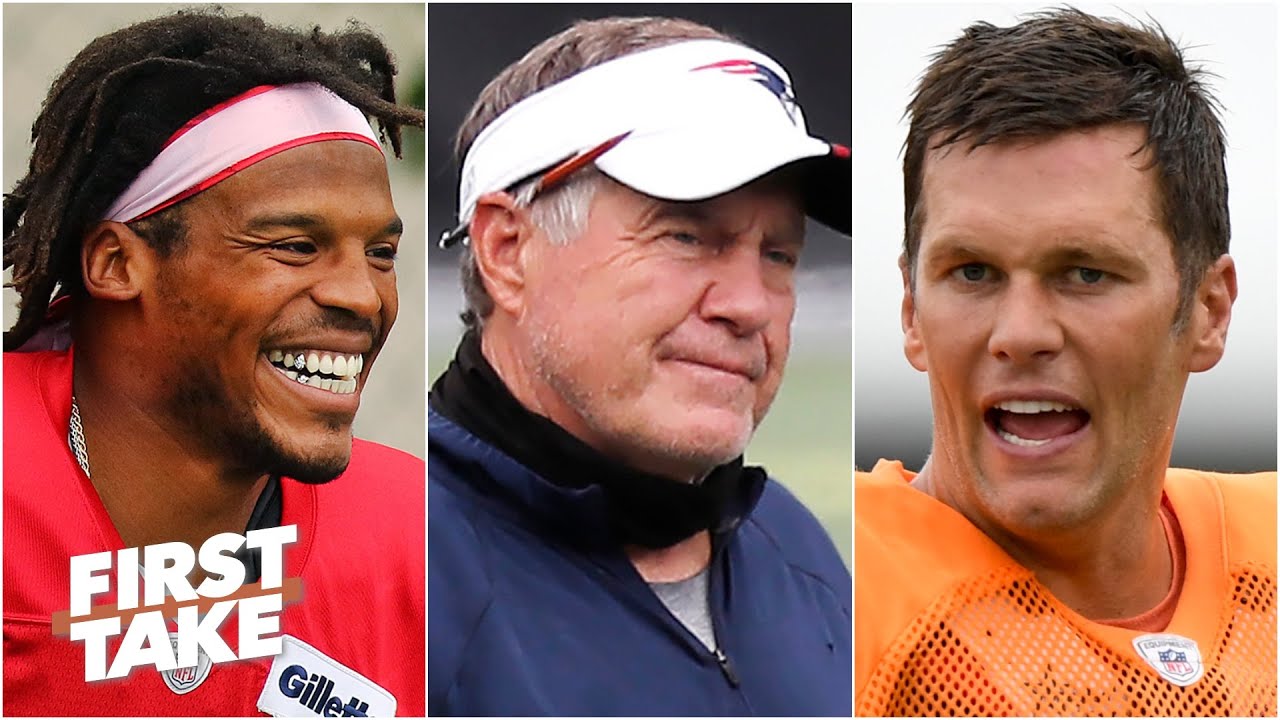 Stephen A. wonders why Bill Belichick didn't compliment Tom Brady like Cam Newton | First Take