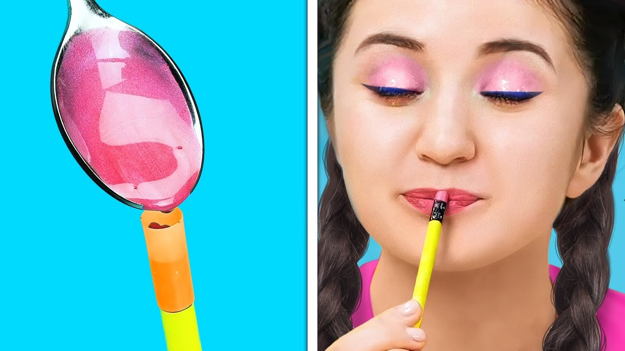 HOW TO SNEAK MAKEUP INTO CLASS || Cool School Tricks And Funny Situations You'll Be Grateful For