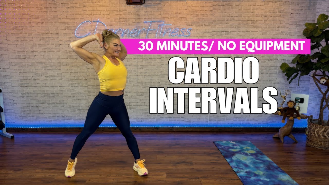 30 Minute - Cardio HIIT - No Equipment at Home Calorie Burner! No Repeat