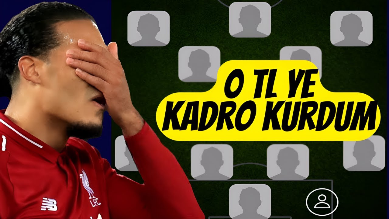 0 TL YE KADRO KURDUM, RAKİP MAÇTAN KAÇTI [ EFOOTBALL 2024 MOBİLE ]