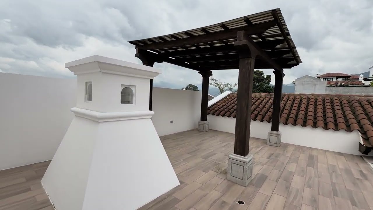 CASA EN VENTA EN ANTIGUA GUATEMALA SANTA DELFINA HOUSE FOR SALE REAL ESTATE ID: CVF543 JARDIN 3 DORM