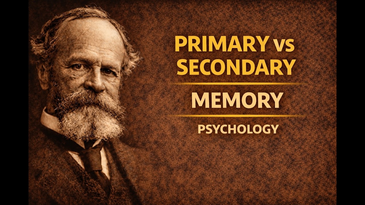 What Is Primary vs Secondary Memory? (William James, Psychology Explained Clearly)