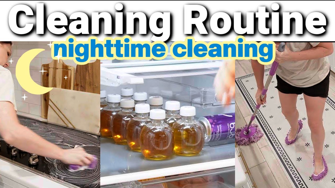 CLEANING at NIGHT! Fall Cleaning Video | AFTER DARK CLEANING MOTIVATION