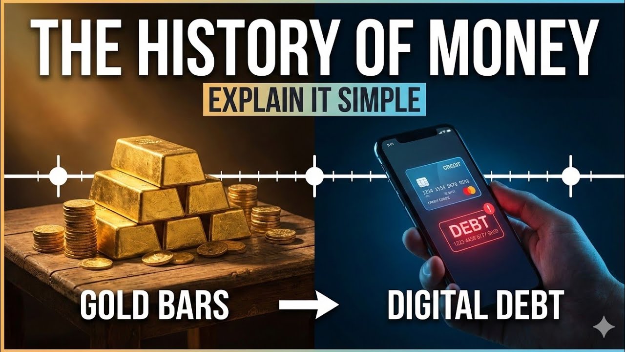 The History of Money: From Gold Bars to Digital Debt