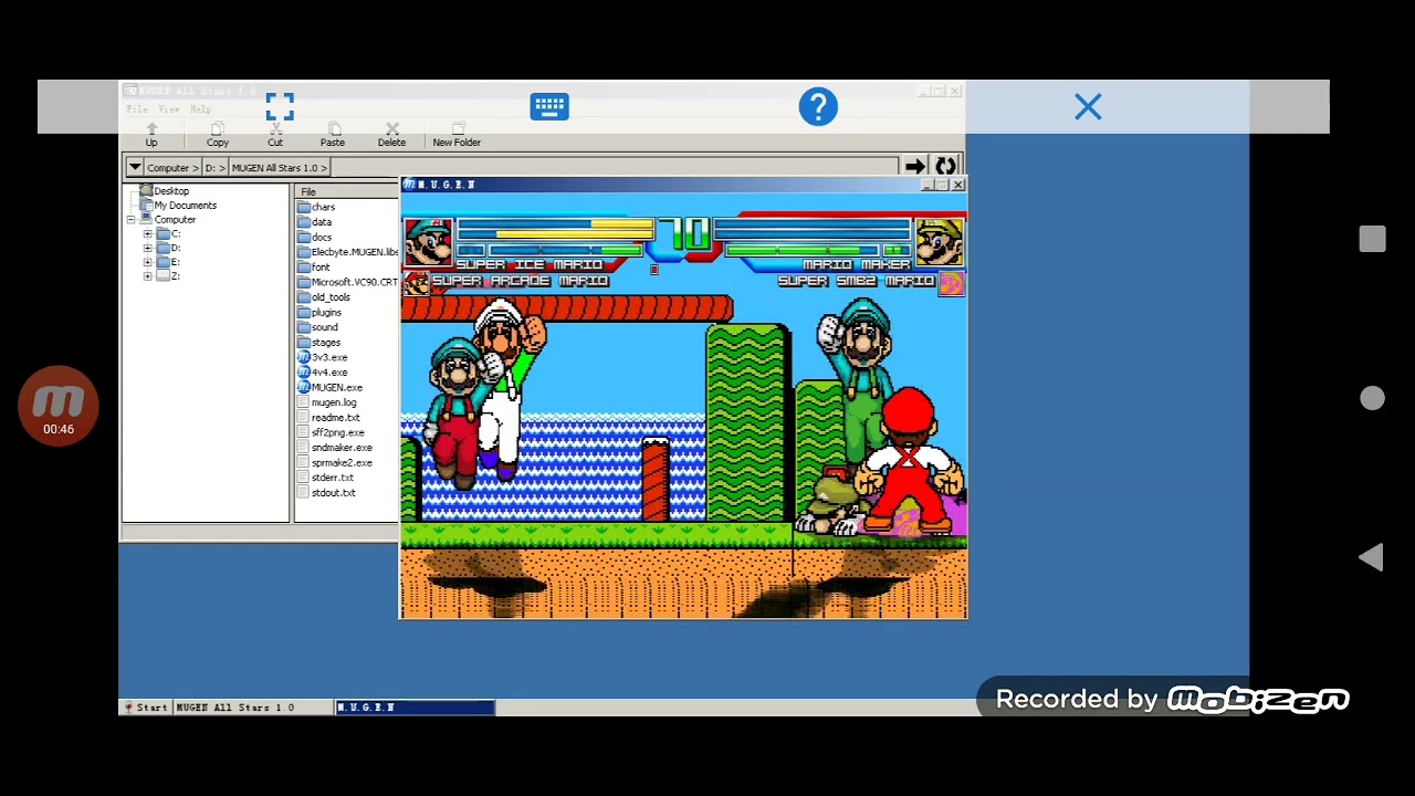 Lily Mugen Battle #2118: Team Super Ice Mario vs Team SM853 Mario Maker