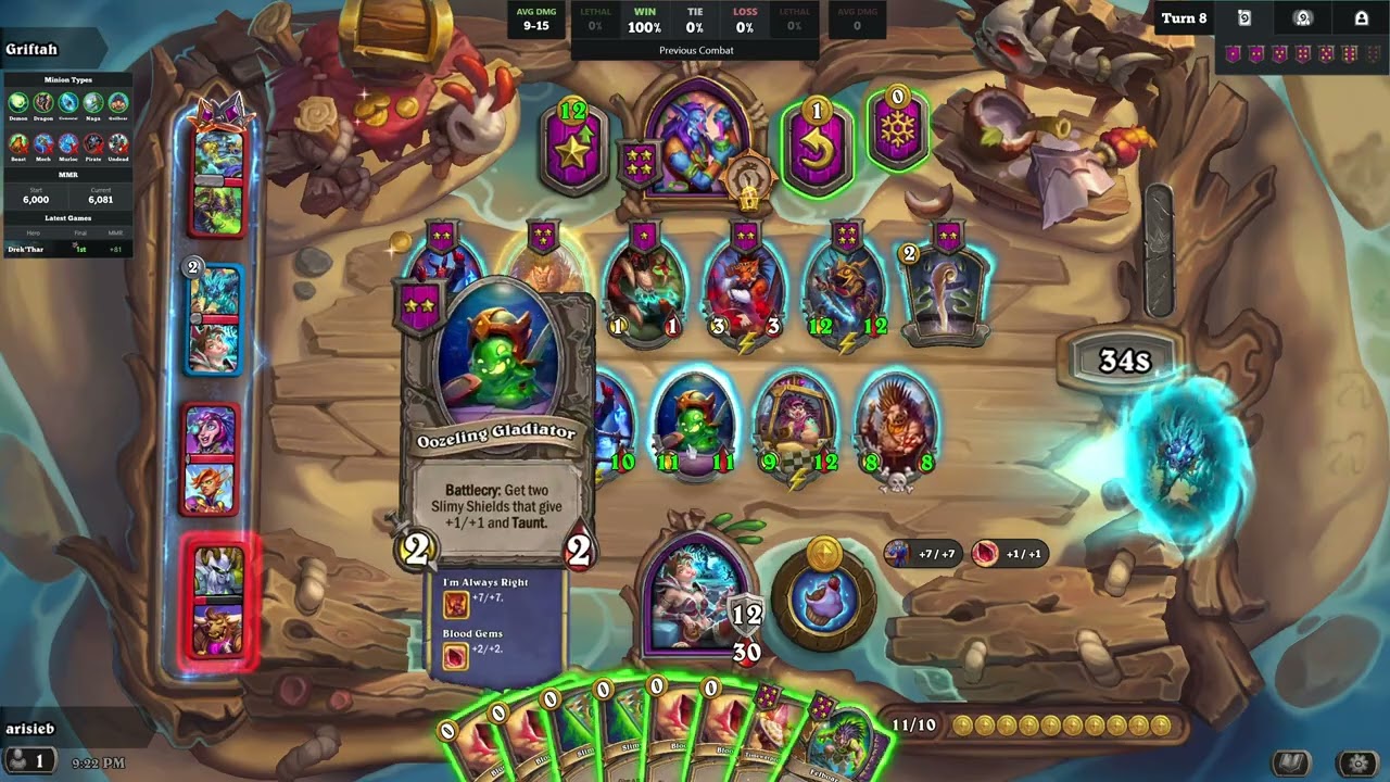 Hearthstone Battlegrounds — DUOs — 175