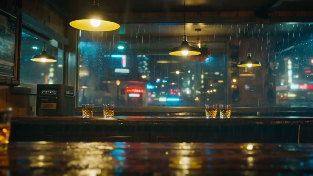 3 Hours of Year-End Jazz Bar Lofi 🎷 | Rainy Night & Classy Vibes