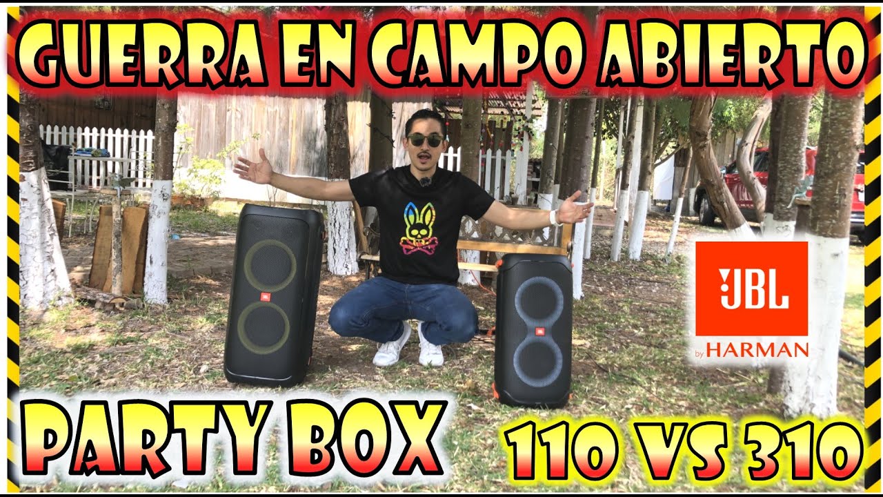 PARTY BOX 110 VS 310 PRUEBA DE SONDIO EN CAMPO ABIERTO || ¿CUAL ME CONVIENE MAS? SAL DE DUDAS