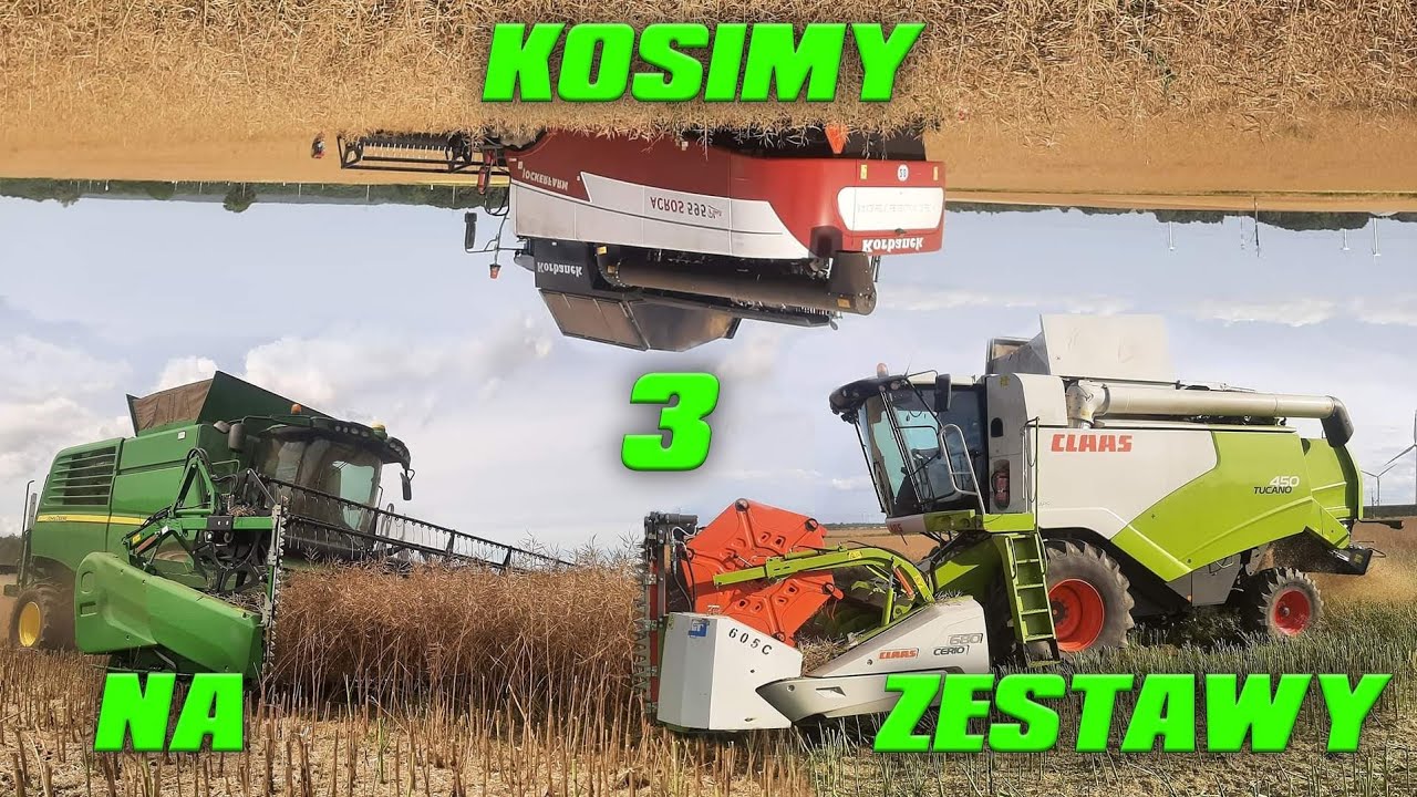 Kosimy Rzepak  !!! - Transport Kubotą - Wpadka @jockerfarm vlog #43