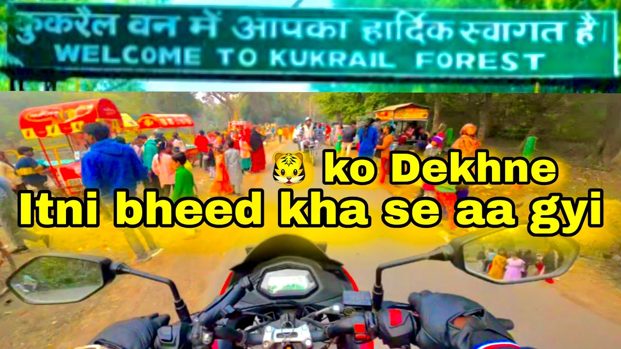 Kukrail Picnic Spot Lucknow || Bheed umad padi 😱 1 January 2026 🔥