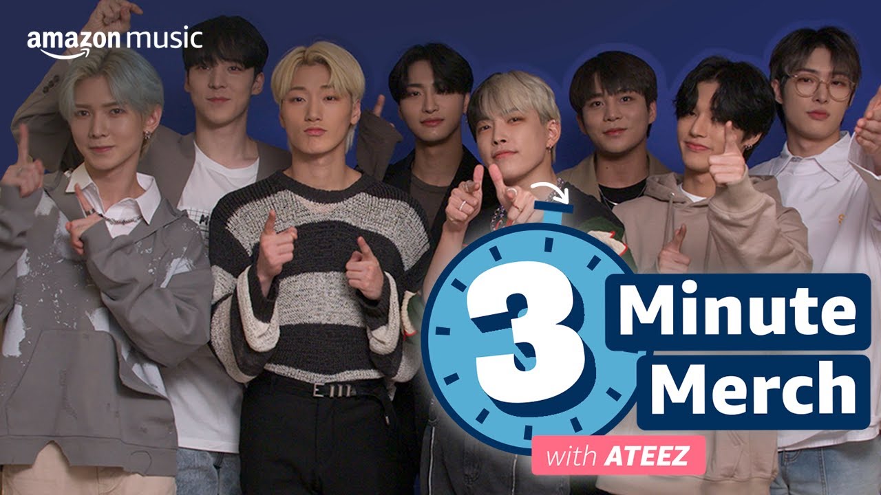 ATEEZ Attempt to Draw Each Other | 3 Minute Merch | Amazon Music