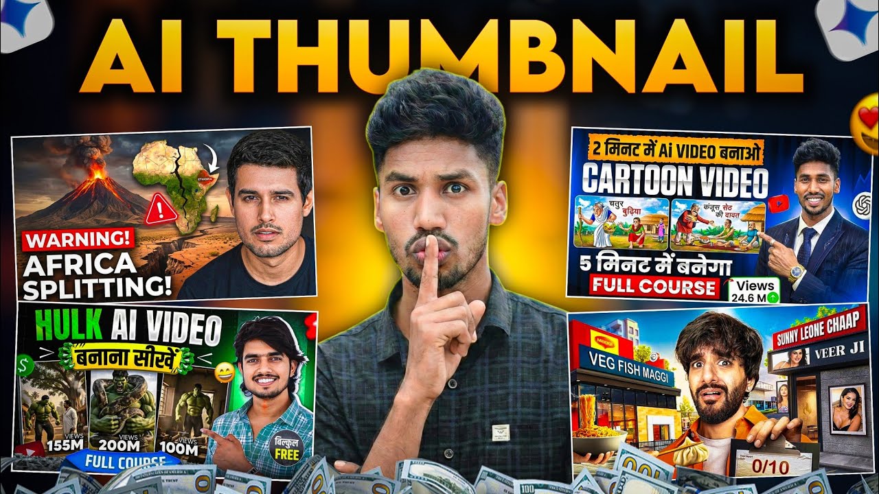 Ai Thumbnail Kaise Banaye | How To Make Professional Thumbnail Using Ai | Thumbnail Kaise Banaye |