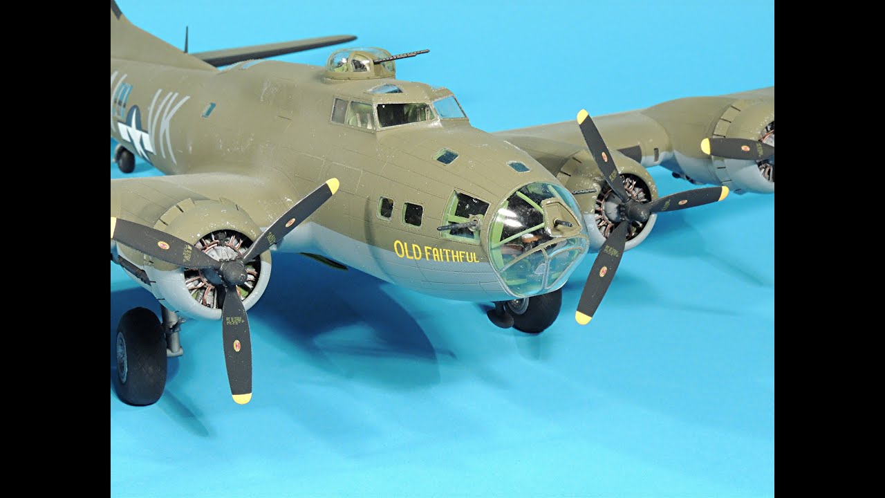 HK 1/48 B-17F/G — Сборка несобираемого — приемы успешной сборки.