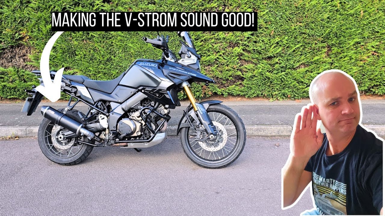 Fuel Exhaust fitting and sound check, Suzuki V-STROM 1050DE