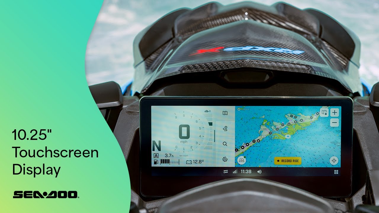 Tap into extraordinary with the 10.25" Display | Sea-Doo