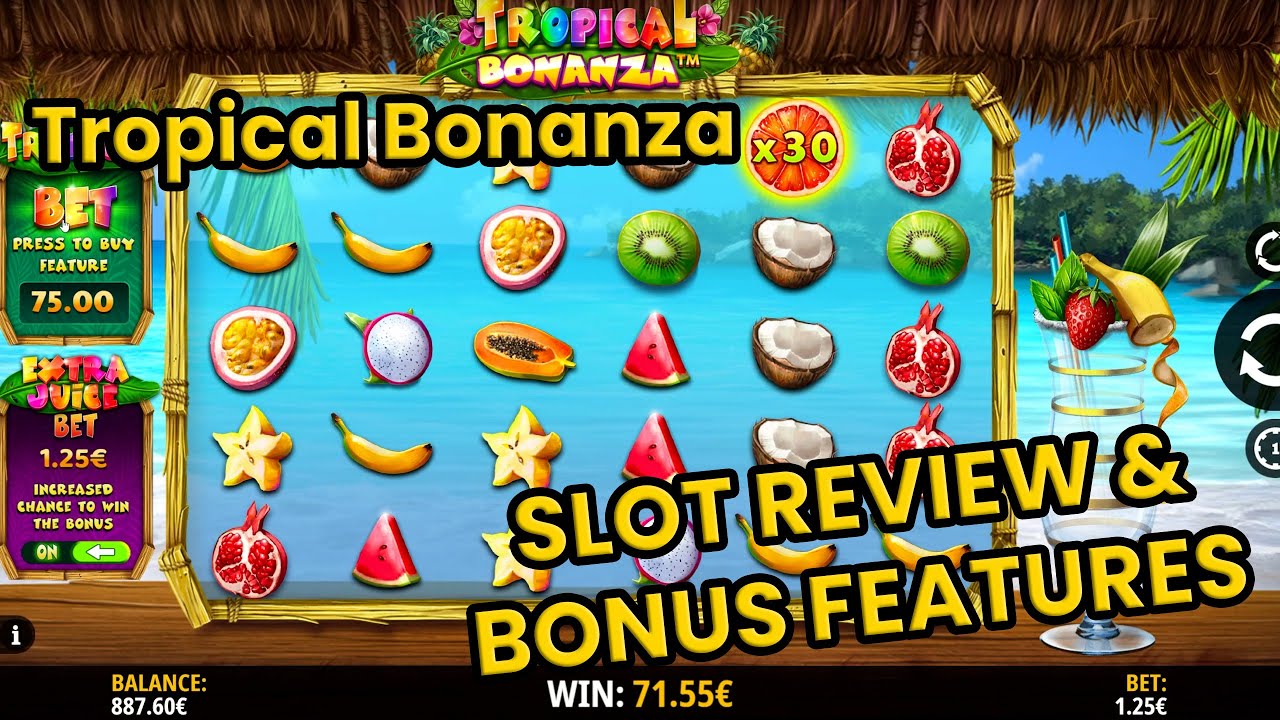 Tropical Bonanza Slot Review, Bonus Features & More!
