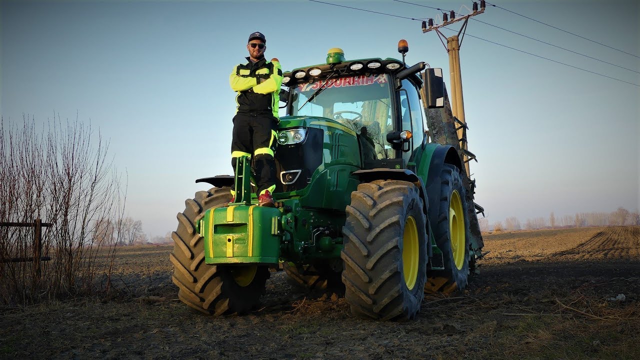 John Deere 6215r / Talaj simítása  /2019/