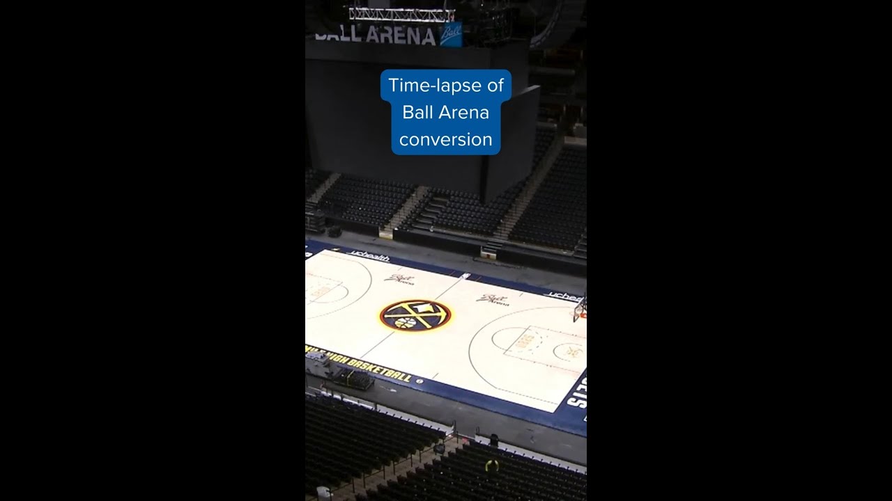 Time-lapse of Ball Arena conversion